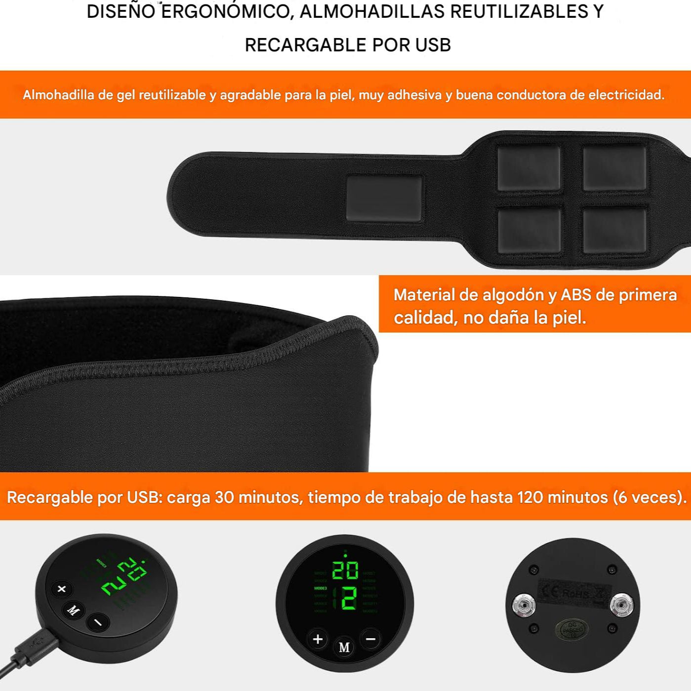 EMS Slimming Abdominal Belt – Tone Effortlessly and Increase Your Sales