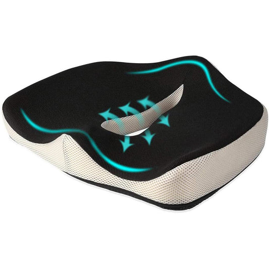 Cojín Ergonómico de Espuma Viscoelástica para Silla