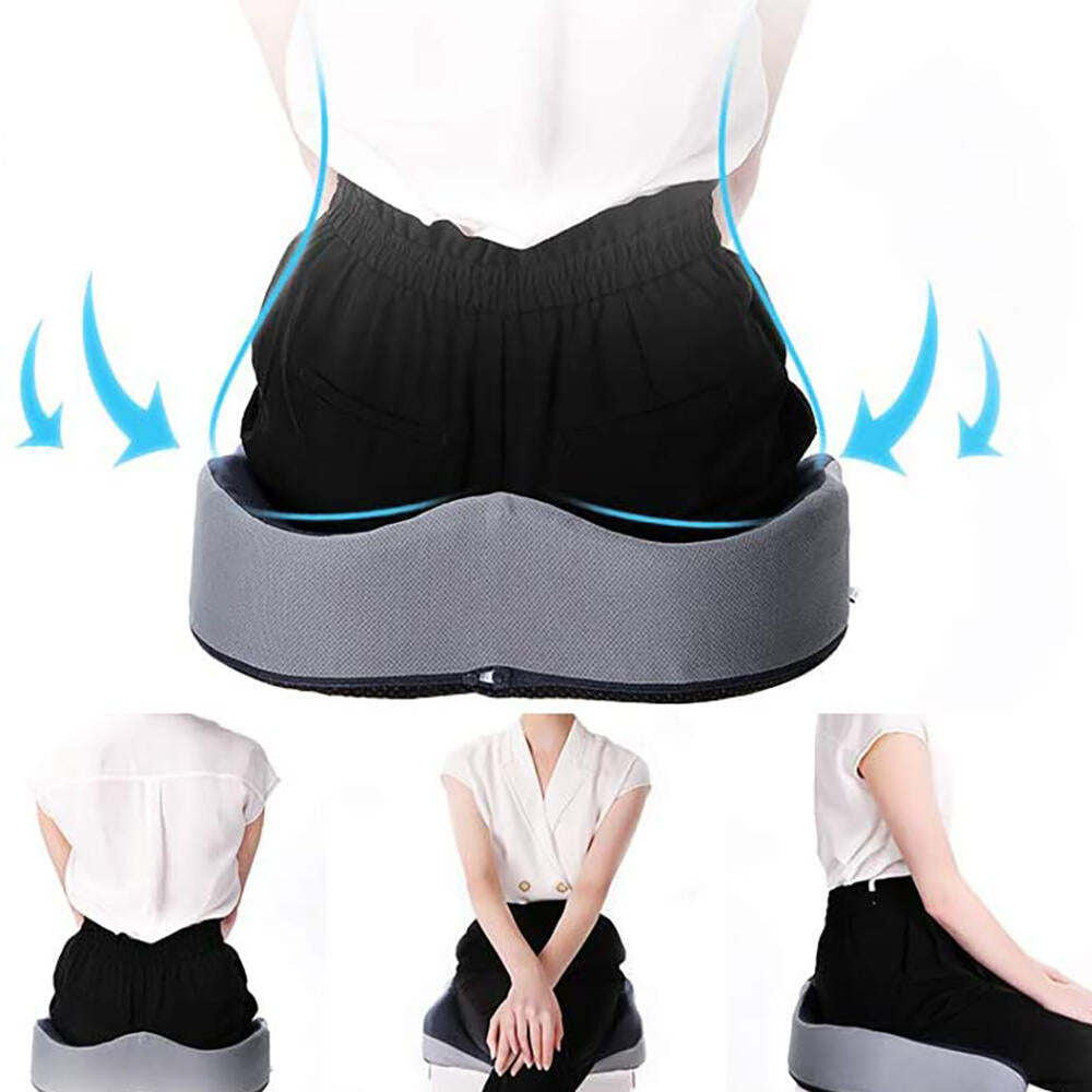 Cojín Ergonómico de Espuma Viscoelástica para Silla