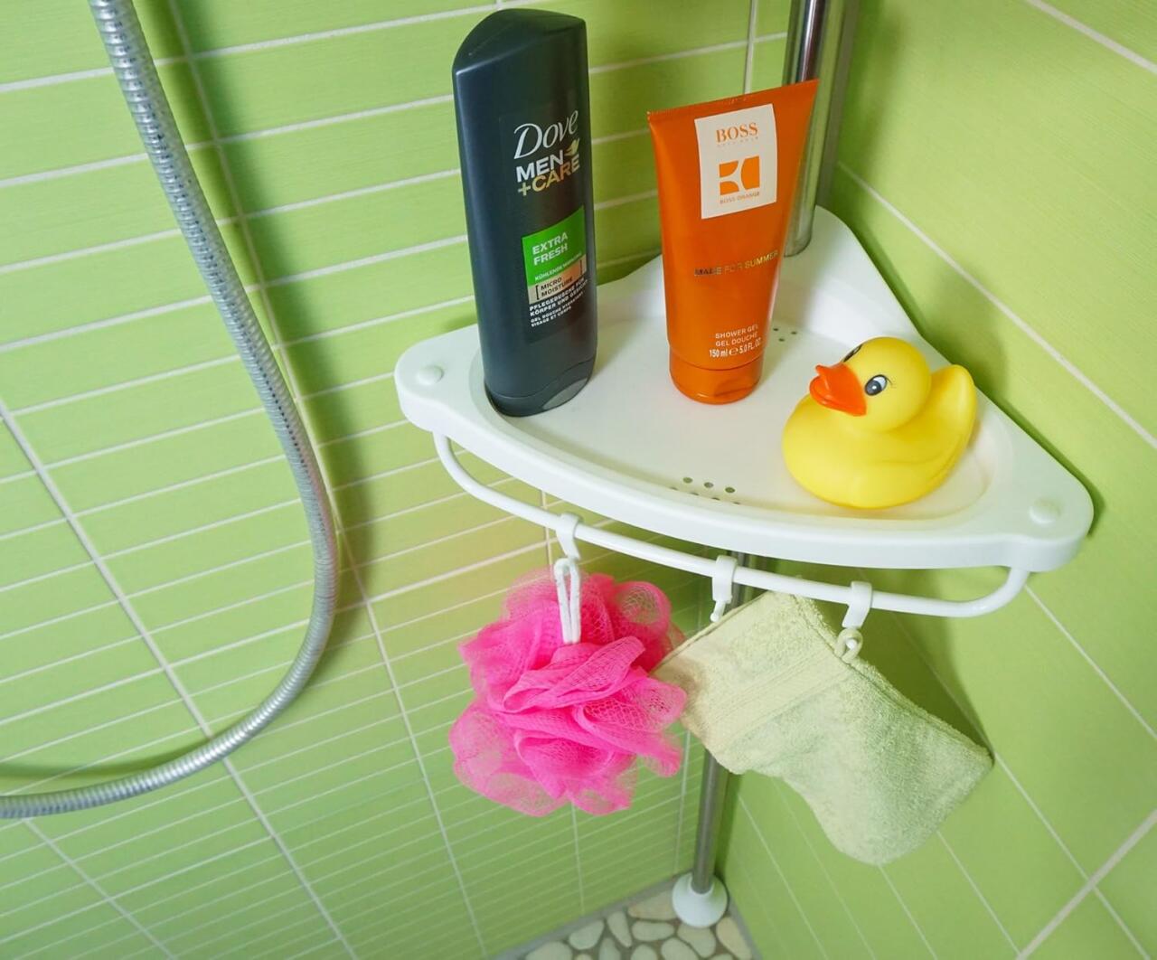 Estantería extensible para baño