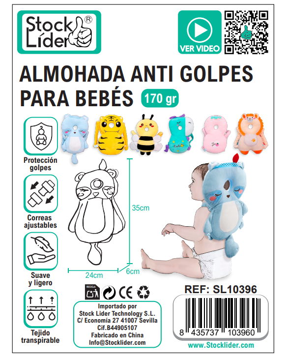 Anti-bump pillow for babies